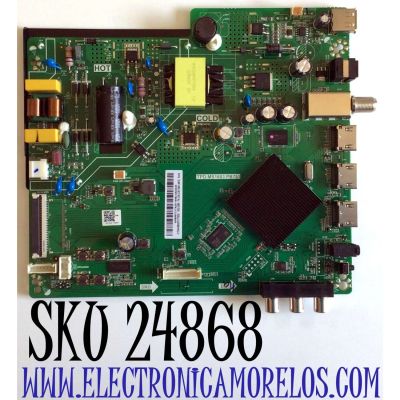 MAIN FUENTE (COMBO) PARA TV ONN·ROKU TV HD SMART TV (32'') / NUMERO DE PARTE 317GAAMBA97CVT0030 / TPD.MS1603.PB751 / T19094-T / E254215 / KB6160 / OSPM2608 / 0SPM2608 / AMBA97CVTA20118462 / LP2E09469A0 / PANEL TPT320B5-XVN02.A REV:SG00D / MODELO 100012589